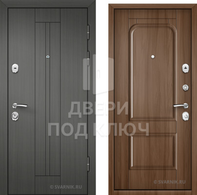 Дверь на заказ в коттедж шпон ДПК-3934